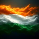 indian, flag, india, independence, patriotic, tricolor, landscape, bharat